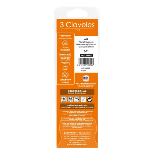 3 Claveles - Tijera Air 5.5" - Imagen 4