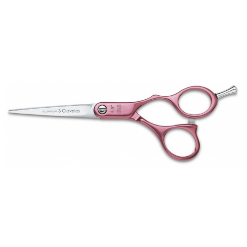 3 Claveles - Tijera Aluminium 5.5" Rosa