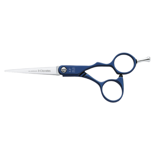 3 Claveles - Tijera Aluminium 5.5" Azul