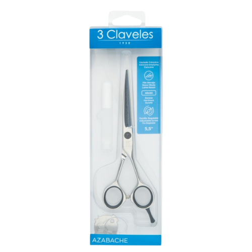 3 Claveles - Tijera Azabache 5.5" Corte - Imagen 3
