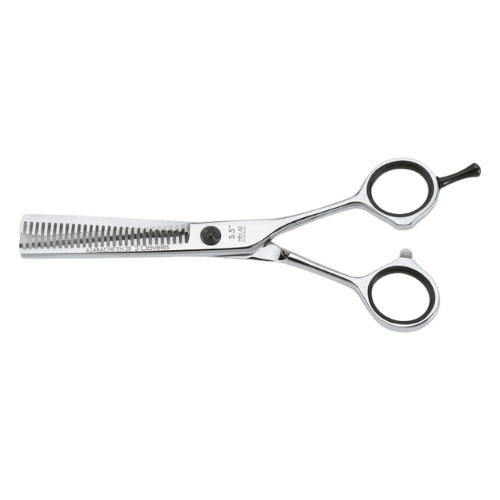 3 Claveles - Tijera Azabache 5.5" Entresacar  Doble